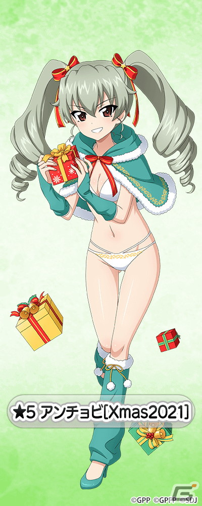 「ガールズ＆パンツァー 戦車道大作戦！」にクリスマス衣装のアッサムやアンチョビらが登場！の画像2