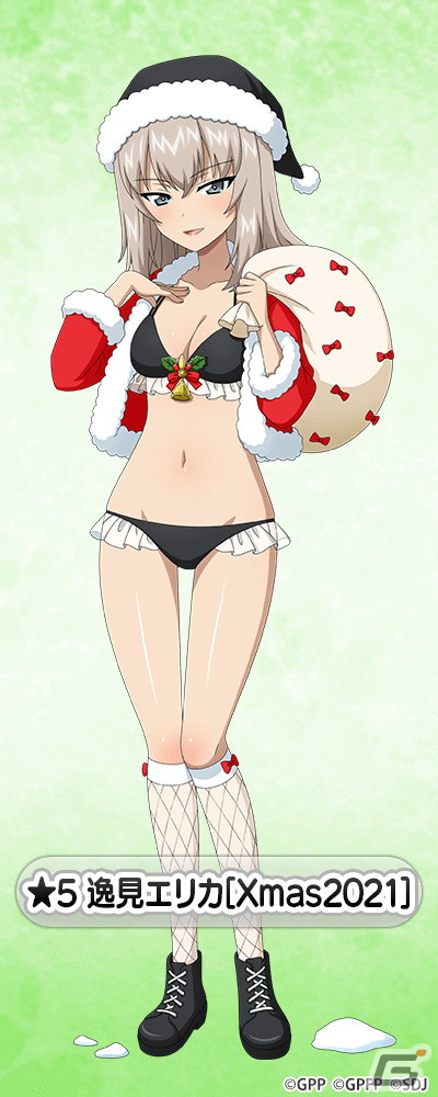 「ガールズ＆パンツァー 戦車道大作戦！」にクリスマス衣装のアッサムやアンチョビらが登場！の画像3