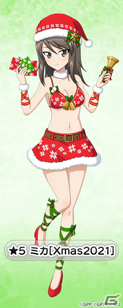 「ガールズ＆パンツァー 戦車道大作戦！」にクリスマス衣装のアッサムやアンチョビらが登場！の画像4