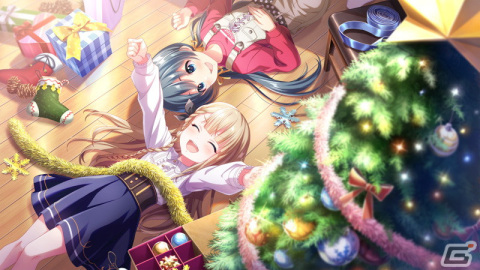「IDOLY PRIDE」にTRINITYAiLEの新曲「lumière」が追加！クリスマス衣装の天動瑠依と奥山すみれも登場の画像4