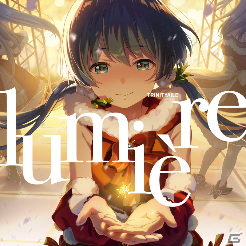 「IDOLY PRIDE」にTRINITYAiLEの新曲「lumière」が追加！クリスマス衣装の天動瑠依と奥山すみれも登場の画像2