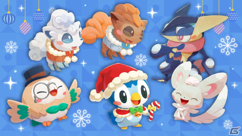 「ようこそ！ポケモンカフェ ～まぜまぜパズル～」初のホリデーシーズンイベントが12月1日より開催！の画像1