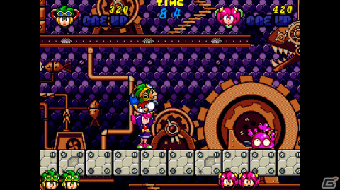 「時計じかけのアクワリオ」が発売！色鮮やかなドット絵が特徴の横スクロールアーケードアクションの画像1