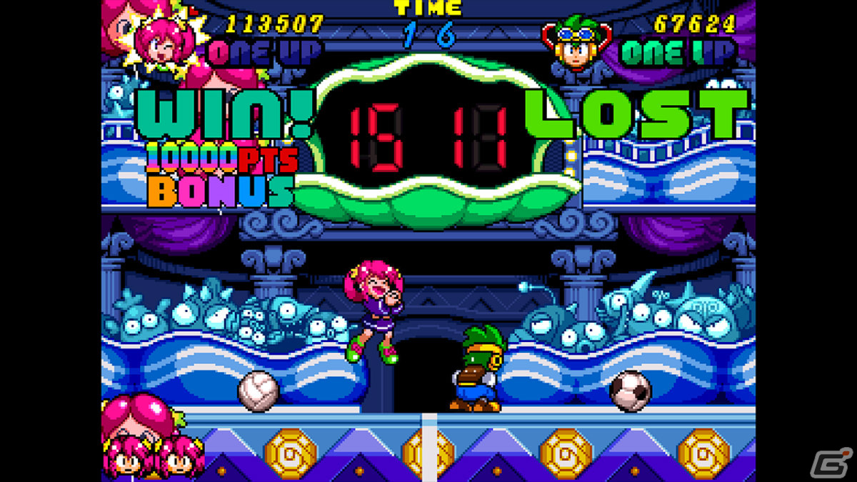 「時計じかけのアクワリオ」が発売！色鮮やかなドット絵が特徴の横スクロールアーケードアクションの画像10