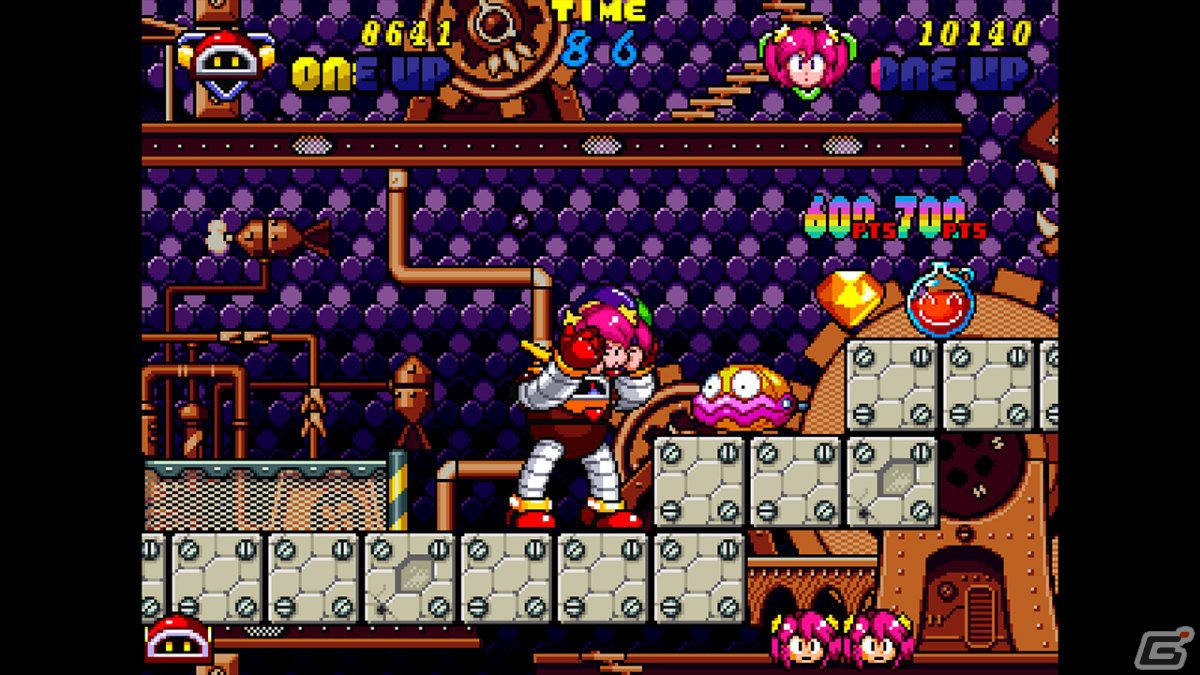 「時計じかけのアクワリオ」が発売！色鮮やかなドット絵が特徴の横スクロールアーケードアクションの画像11