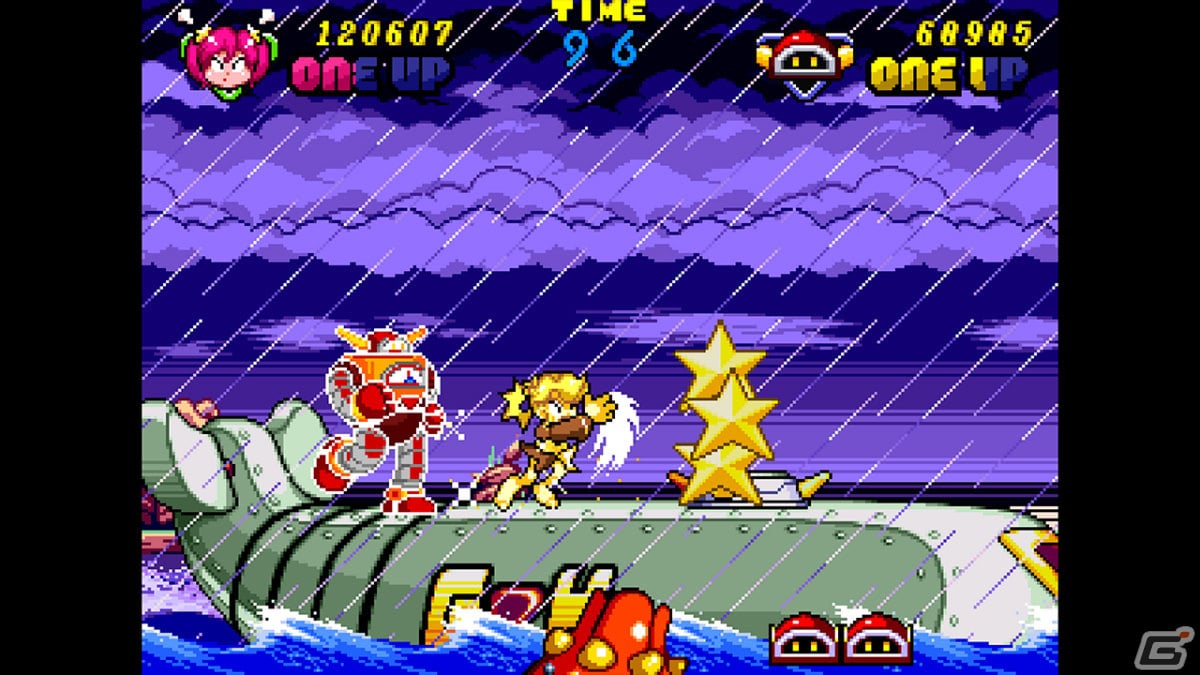 「時計じかけのアクワリオ」が発売！色鮮やかなドット絵が特徴の横スクロールアーケードアクションの画像7