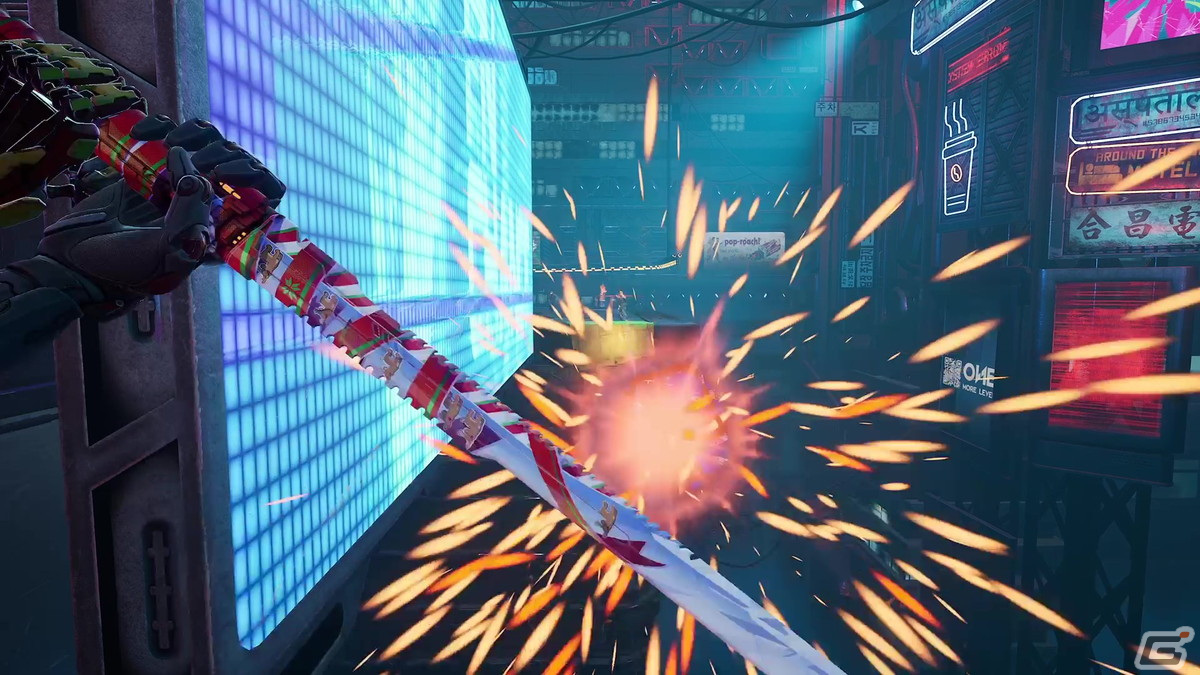 PC版「Ghostrunner」の有料DLC「Project_Hel」が2022年1月27日に配信！無料DLC「Holiday Pack」は12月7日に配信予定の画像2