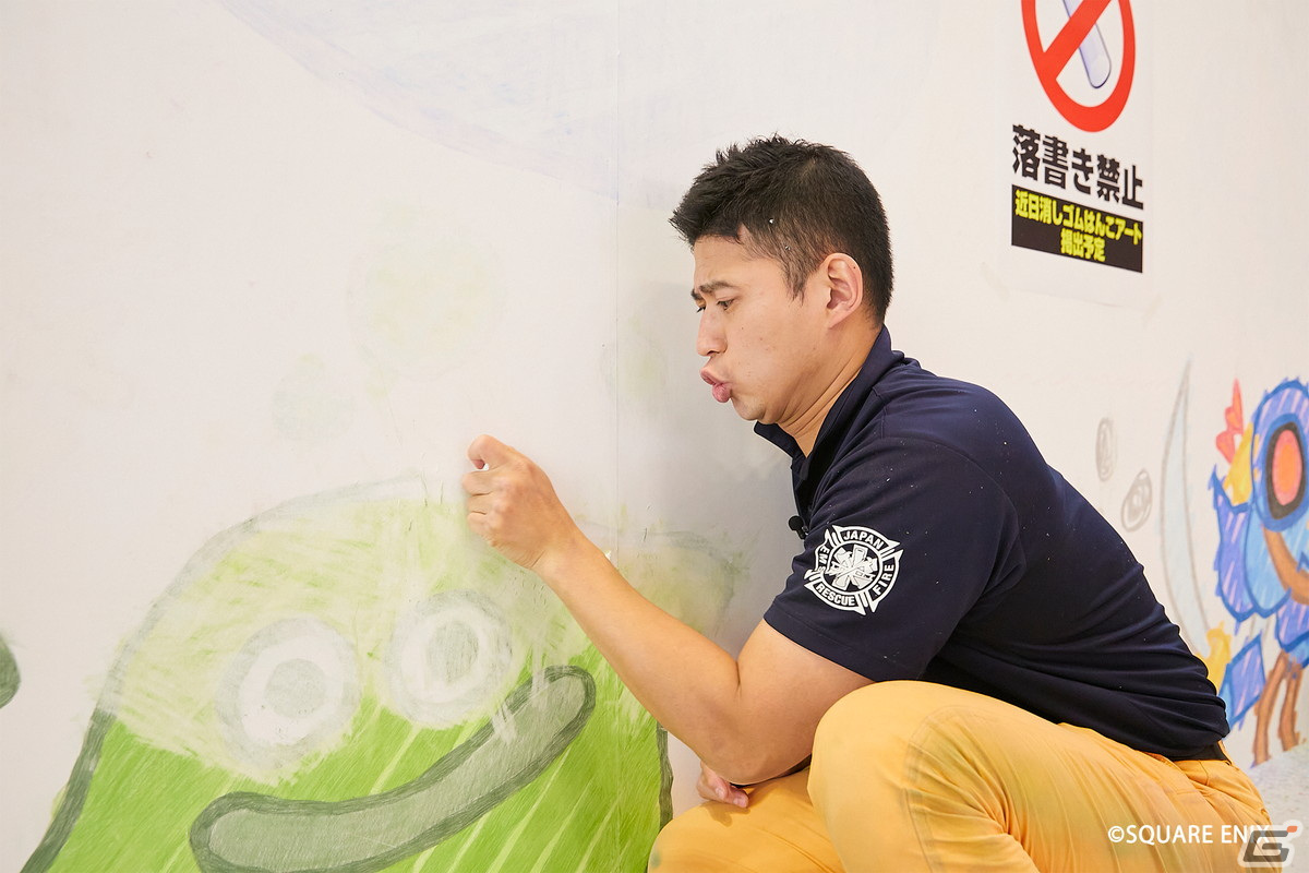 「ドラゴンクエストけしケシ！」の世界を再現した「巨大消しゴムはんこアート」が渋谷にて展示スタート！の画像11