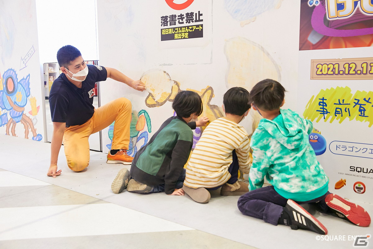 「ドラゴンクエストけしケシ！」の世界を再現した「巨大消しゴムはんこアート」が渋谷にて展示スタート！の画像13