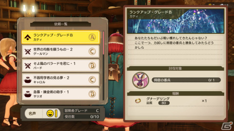 「ソフィーのアトリエ2」商店を営む「ピリカ」など新キャラクターが公開！冒険の手助けとなる「依頼」も紹介の画像24