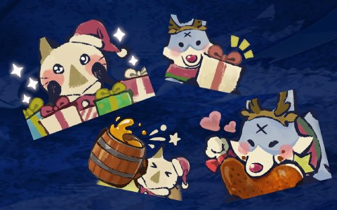 「モンスターハンターライズ」にてイベントクエスト「金獅子パーティーナイト！」が配信開始！スタンプ「パーティーセット」をゲットしよう