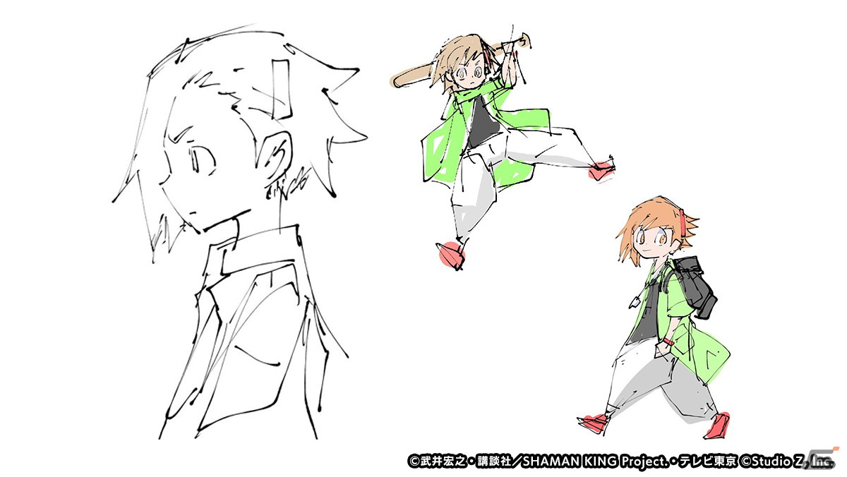 Shaman King ふんばりクロニクル 原作者 武井宏之先生の原案イラストを含めたゲームオリジナルキャラクター4名が公開 の画像 Gamer