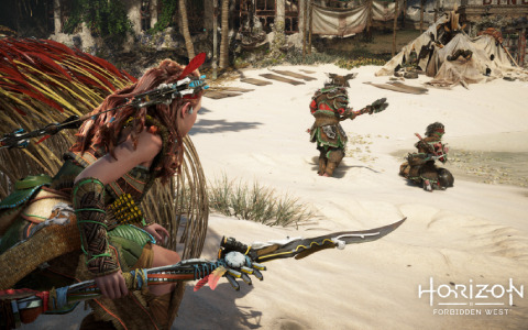 「Horizon Forbidden West」敵の裏を欠く“戦術”を開発スタッフが紹介！PS Blogにて記事が公開