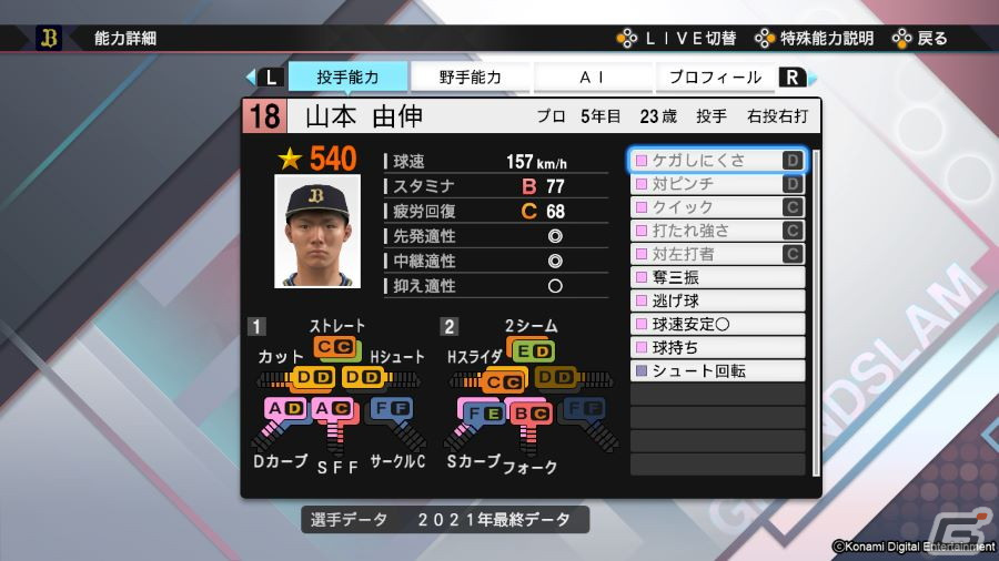 「プロ野球スピリッツ2021 グランドスラム」藤川球児さんと城島健司さんが追加される無料アップデートが12月9日に実施！の画像5