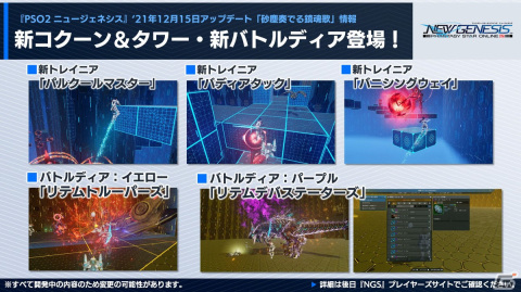 「PSO2 ニュージェネシス」12月の大型アップデートに関する追加情報が公開！2022年前半のロードマップもの画像6