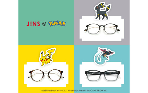 「JINSポケモンモデル第2弾」が2022年1月1日に発売！イーブイと8匹の進化形をイメージした「トレンドシリーズ」など新たなモデルが登場