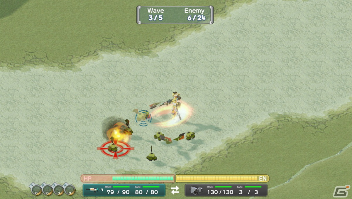 Steam「コズミックブレイク スラッシュ（仮称）」の正式タイトルが「コズミックブレイク GUN & SLASH」に決定！の画像4