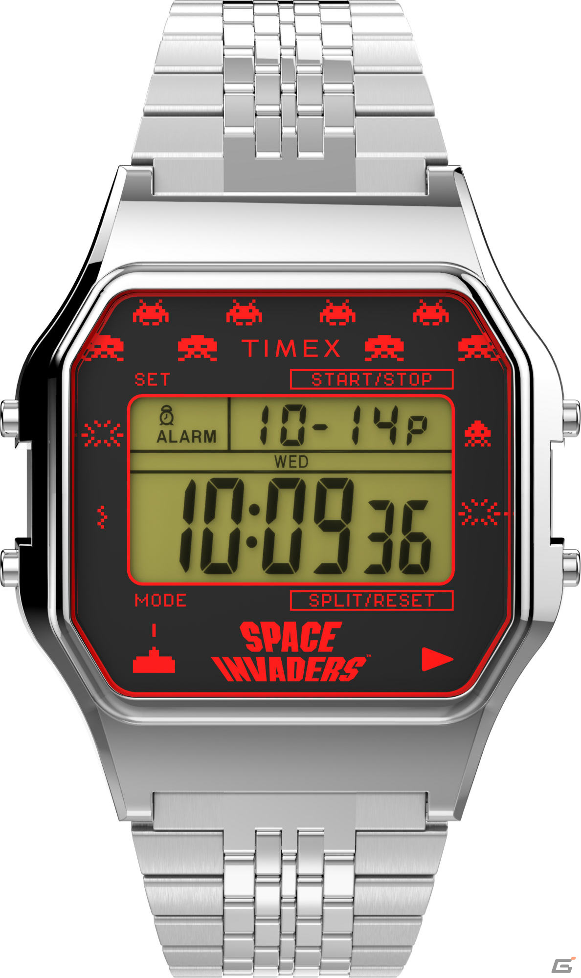 「TIMEX 80」と「スペースインベーダー」のコラボウォッチが2022年1月21日に発売！ゲームサウンドが鳴る機能を搭載の画像3