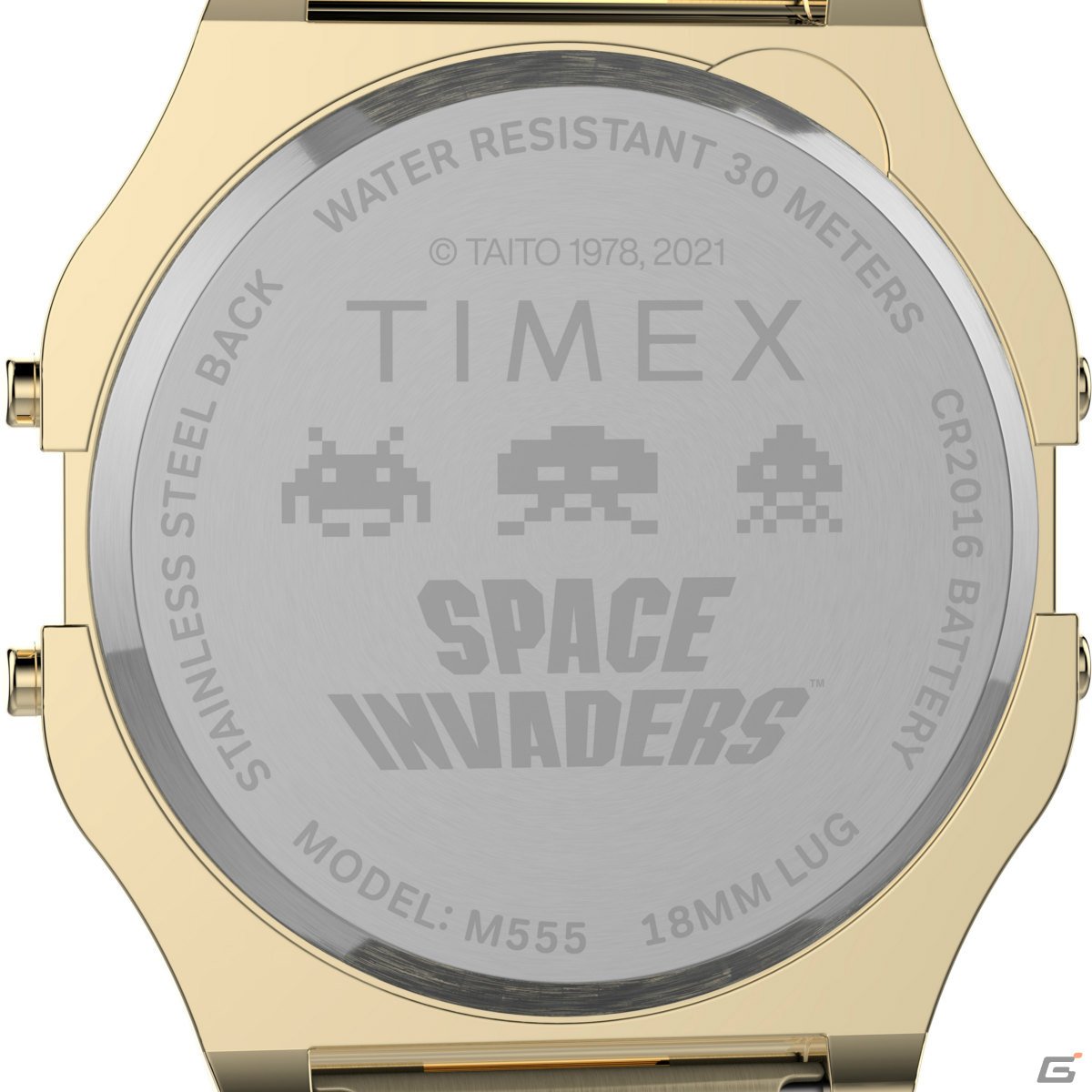 「TIMEX 80」と「スペースインベーダー」のコラボウォッチが2022年1月21日に発売！ゲームサウンドが鳴る機能を搭載の画像6