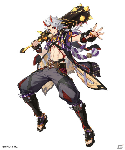 「原神」に新★5キャラ「荒瀧一斗（CV：西川貴教）」と新★4キャラ「ゴロー（CV：畠中祐）」が登場！の画像2