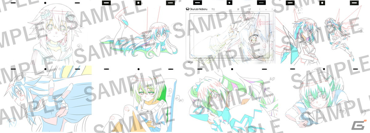 「MiloQ＋」にて「超次元ゲイム ネプテューヌ」新作OVAの独占先行配信が開始！アニメ設定画など初公開の無料コンテンツもの画像10