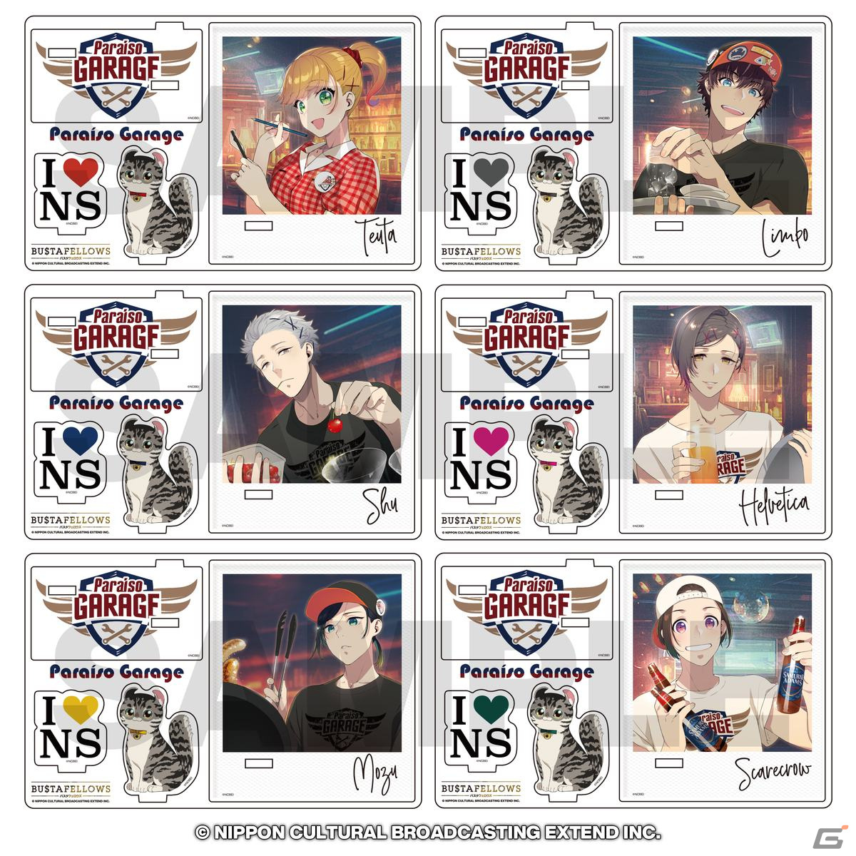 「BUSTAFELLOWS」カレースタンドPLUCKとのコラボ開催！描き下ろしイラスト新作グッズも登場の画像8
