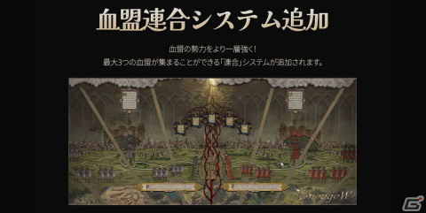 「リネージュ W」最大3つまでの血盟が集まることが可能な「血盟連合システム」が追加！の画像1