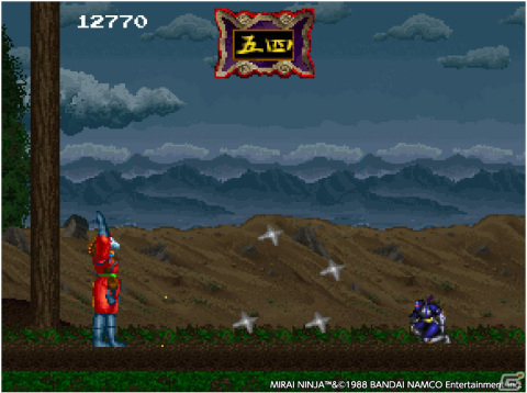 1988年に発売されたアクションゲーム「未来忍者」が「アーケードアーカイブス」に登場！12月16日に配信の画像2