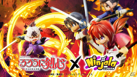 「ニンジャラ」にて「アニメ るろうに剣心」とのコラボが開始！コラボ大会やコラボ記念キャンペーンも開催の画像1