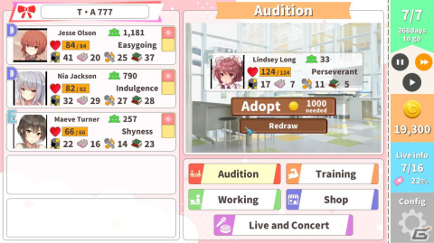 放置系アイドル育成シミュレーション「アイドリングアイドル」がSteamで2022年春に配信！プレイヤーだけのアイドルユニットを育成しようの画像2