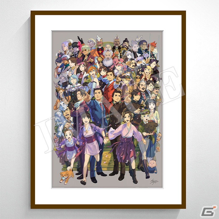 歴代キャラクターが大集結する「逆転裁判」シリーズの20周年記念イラストが解禁！の画像2