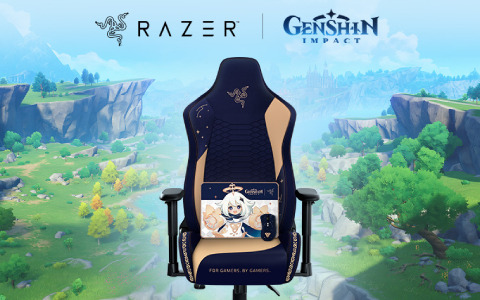 Razer×「原神」のコラボ商品が2022年2月10日に発売！パイモンがデザインされたゲーミングチェアなど3種が登場