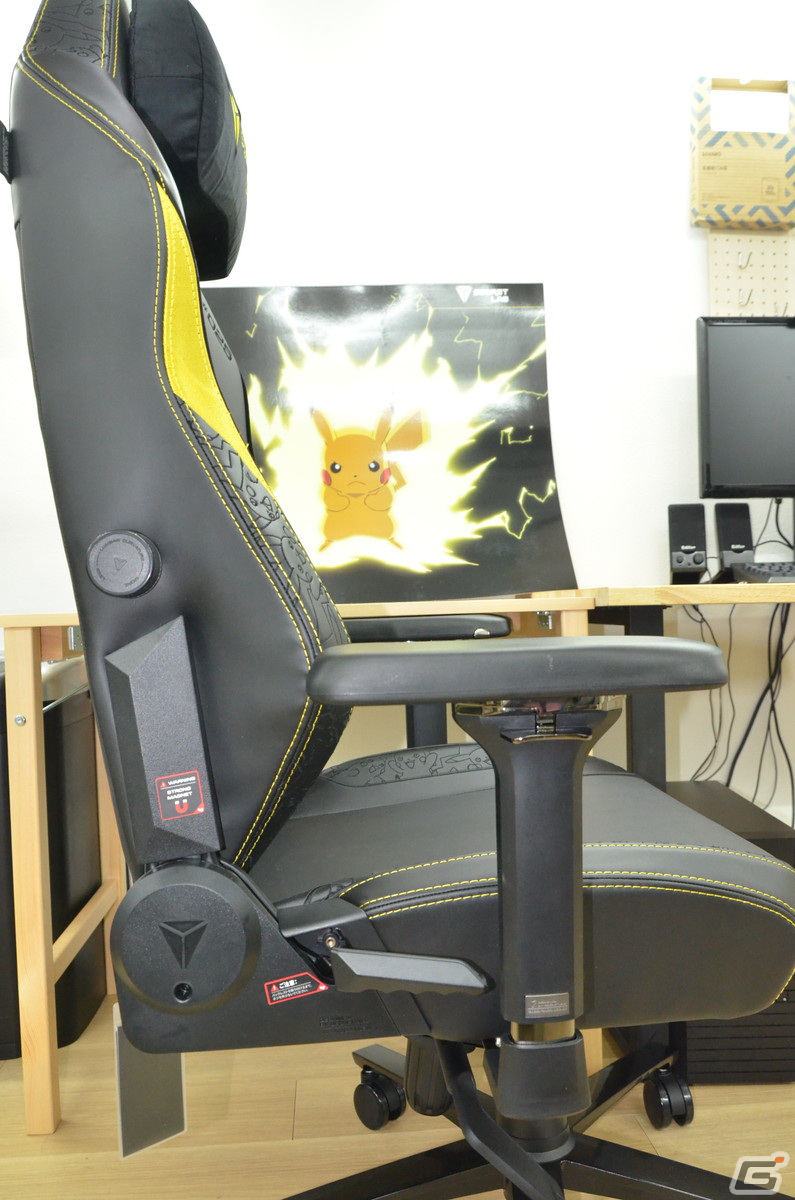 高級感が魅力の「Secretlab」にポケモンコレクションが登場！「Secretlab TITAN Evo 2022 ポケモン #025 Edition」製品レビューの画像3