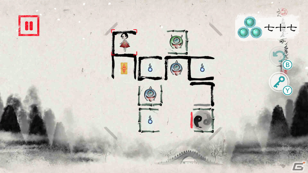 水墨画に吸い込まれた少女の物語を描くパズルゲーム「リン、パズルに描かれた少女の物語」がSwitch向けに配信開始！の画像5