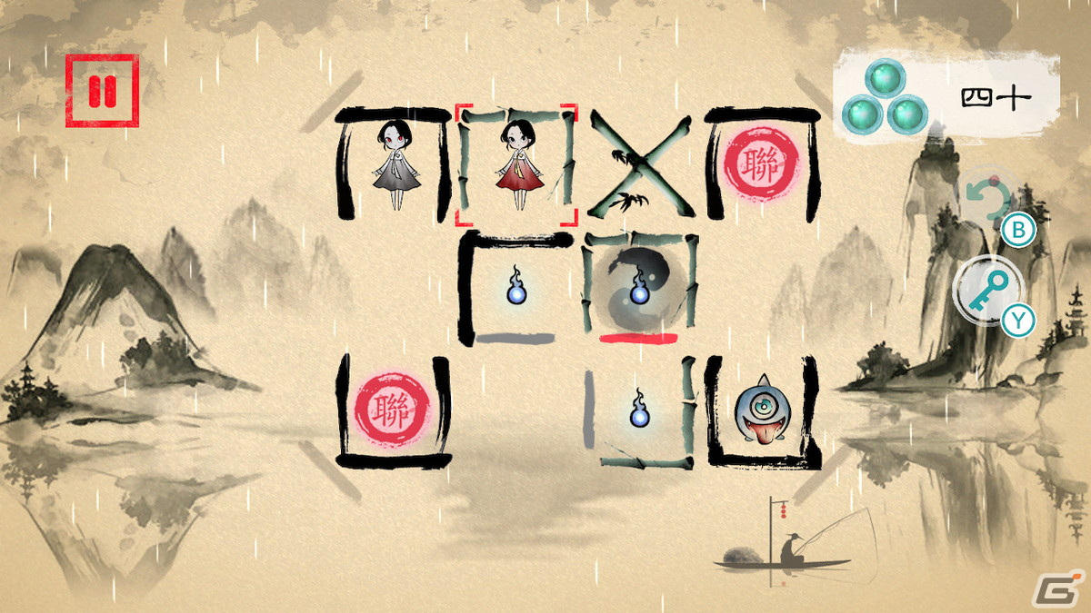 水墨画に吸い込まれた少女の物語を描くパズルゲーム「リン、パズルに描かれた少女の物語」がSwitch向けに配信開始！の画像6