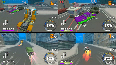 Switch「DRIVE DRIFT X」が配信！4WDマシンや戦車など多種多様なマシンを収録した超高速レースゲームの画像8