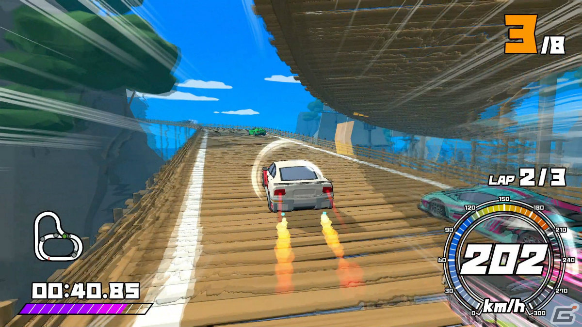 Switch「DRIVE DRIFT X」が配信！4WDマシンや戦車など多種多様なマシンを収録した超高速レースゲームの画像2