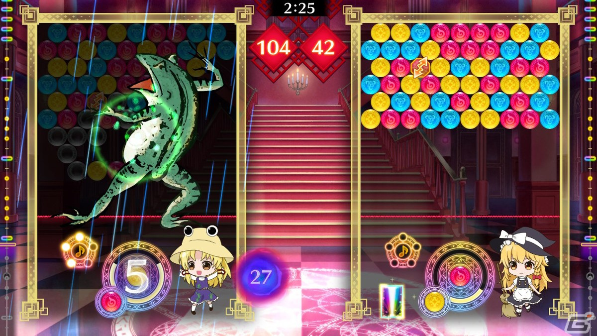「東方スペルバブル」追加キャラクターパック第1弾「洩矢諏訪子」が登場！「東方ユーロビートパック Vol.2」も配信決定の画像4