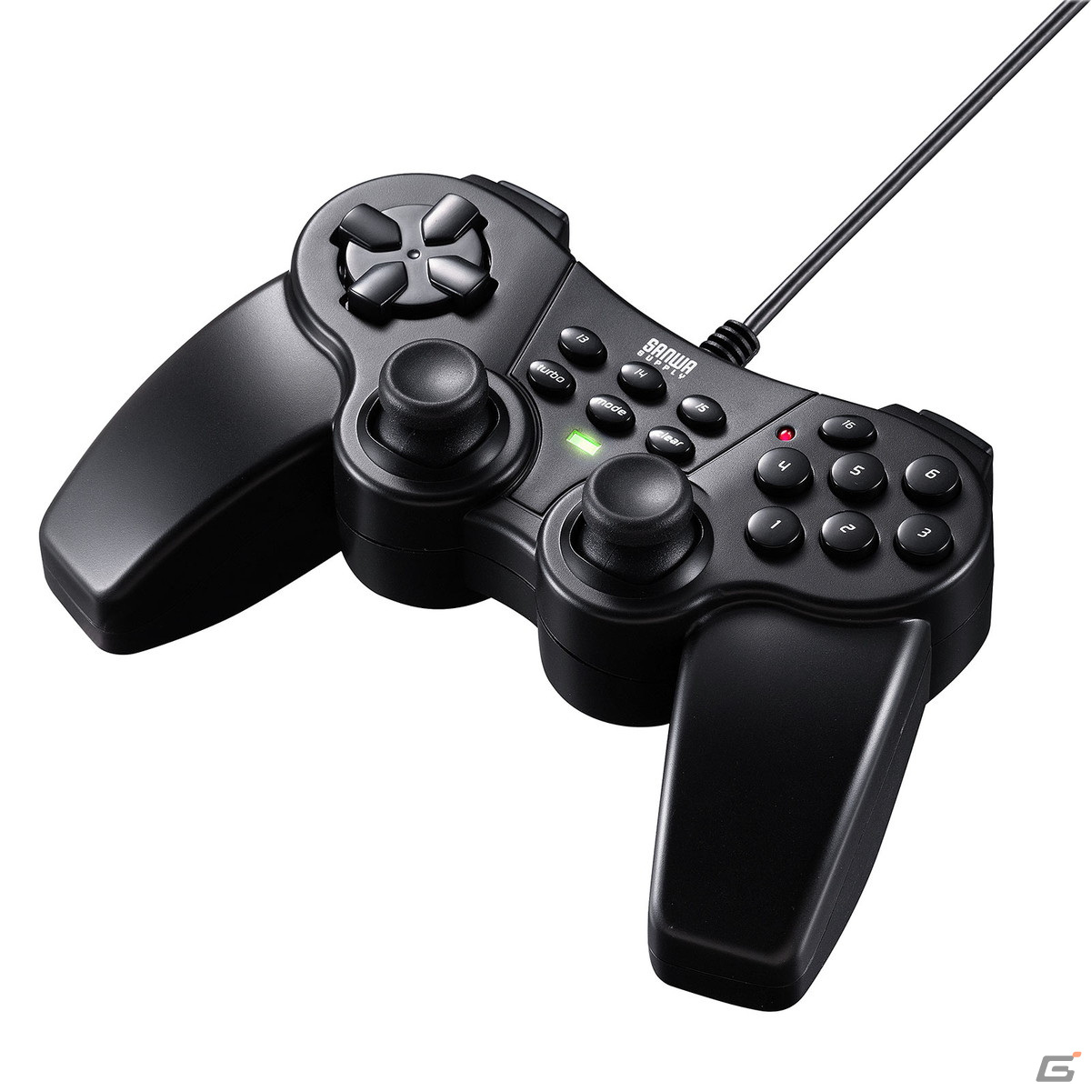 16ボタンすべてに連射機能が設定できるPC向けUSBゲームパッドに新色マットブラックが登場！の画像12