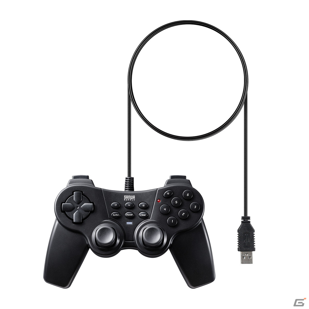 16ボタンすべてに連射機能が設定できるPC向けUSBゲームパッドに新色マットブラックが登場！の画像16