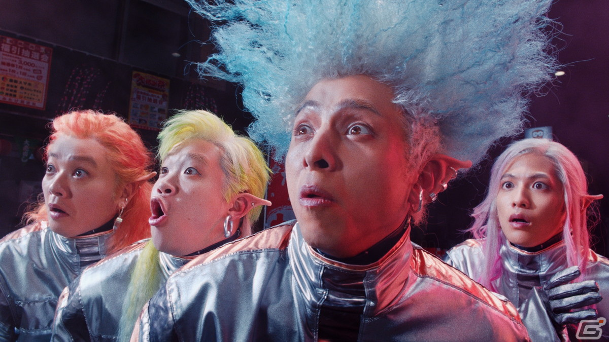 「モンスターストライク」のTVCM「福引」篇 が放送開始！お馴染みの宇宙人4人組がスマホを目指して福引に挑戦の画像16