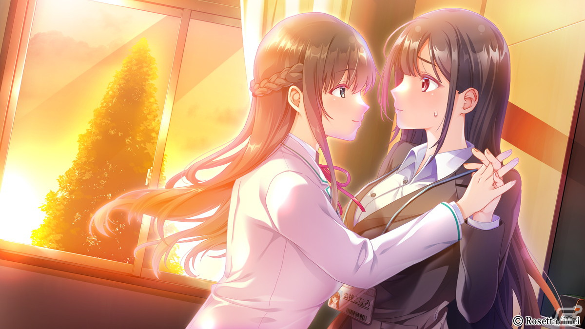 キスから始まる百合恋愛ADV「秘密のキスは甘くやさしく」がSwitch/Steamで2022年2月17日に配信！の画像3