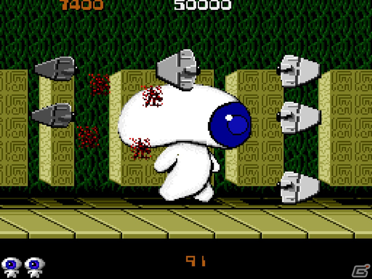 奇妙な世界観とキャラが魅力のACT「アーケードアーカイブス ミュータントナイト」のSwitch版が12月30日に配信！の画像2