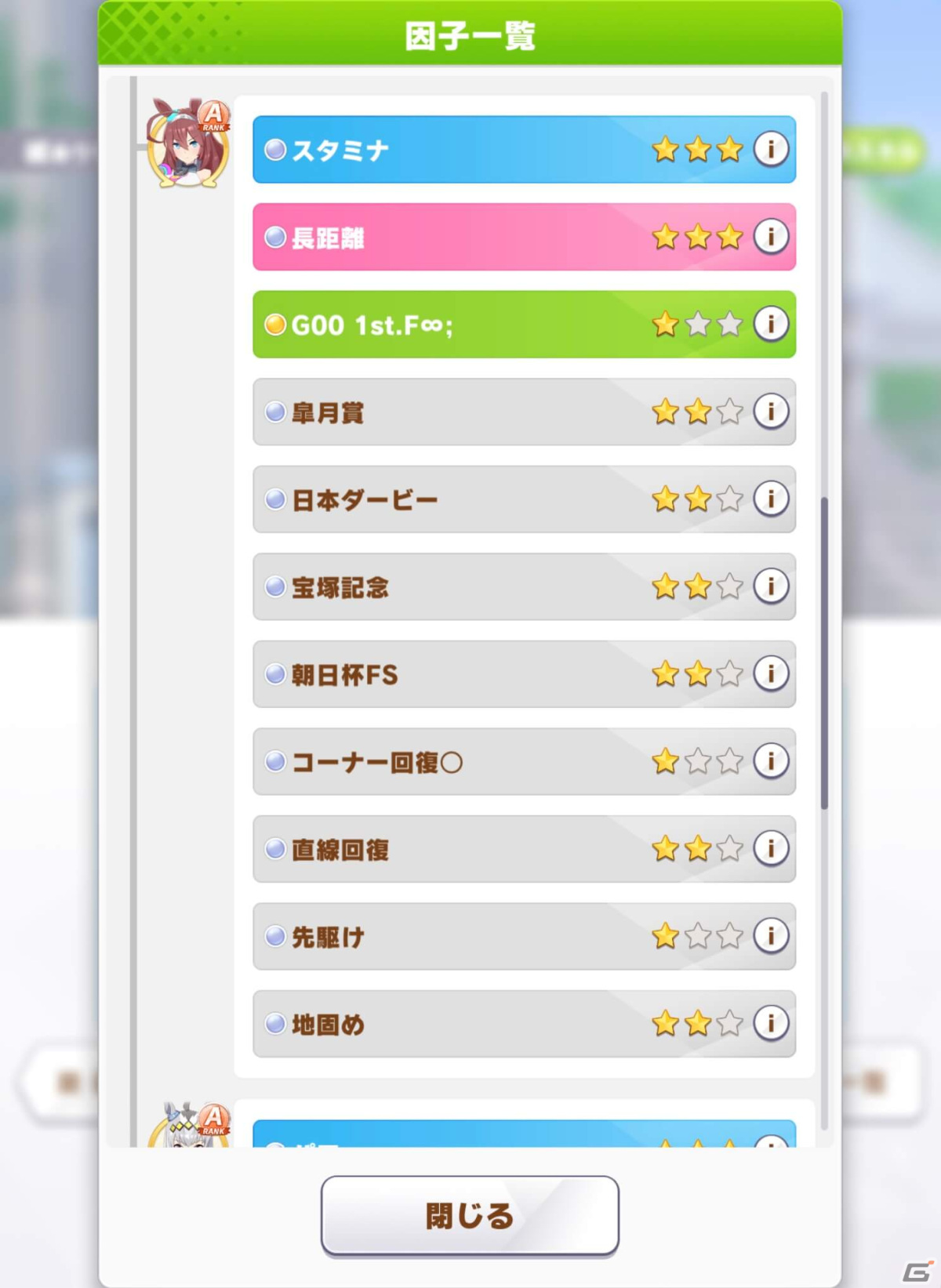 「ウマ娘」実録！チャンミで使える、親にしたい因子の作り方の画像5