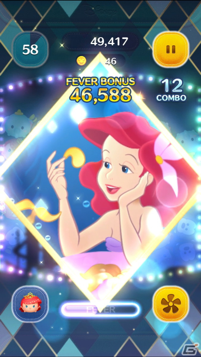 「LINE：ディズニー ツムツム」プリンセスラプンツェル、プリンセスジャスミン、プリンセスアリエルのツムがボイス付きで登場！の画像12