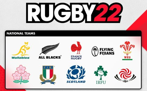 RUGBY22」オールブラックスやワラビーズ、ブレイブブロッサムズなど