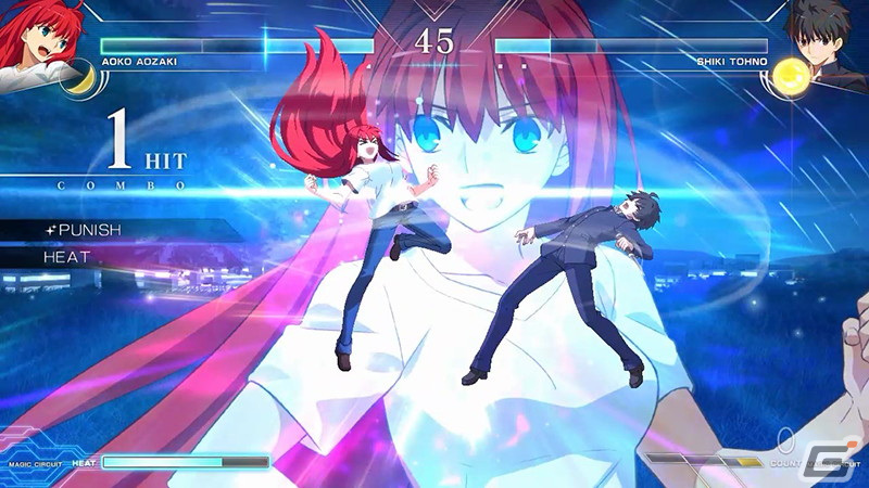 「MELTY BLOOD: TYPE LUMINA」青子vs志貴のゲームプレイ動画第2弾が公開！志貴は青子の猛攻に耐えきれるのかの画像2