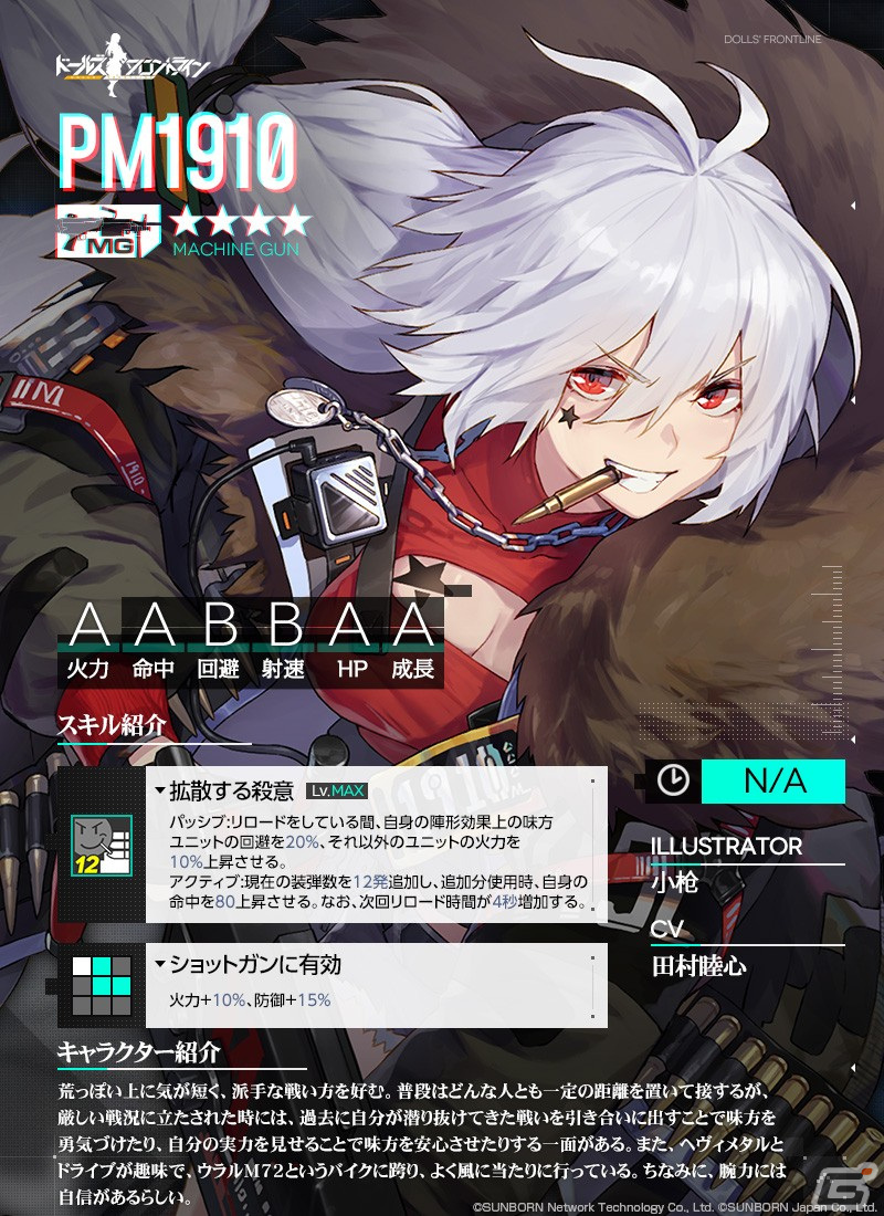 「ドールズフロントライン」で新人形の★5AR「VHS」や★4MG「PM1910」が報酬のイベント「双連乱数」が開催！の画像4