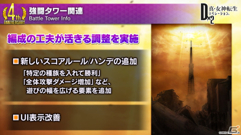 「D×2 真・女神転生リベレーション」新機能「始元超越」「デビコン」をはじめとした4周年大型アップデートの情報が公開！の画像12