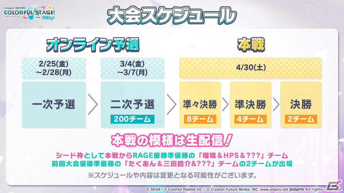 「プロジェクトセカイ」Adoさんとのタイアップやグループ戦での大会開催、カップヌードルタイアップの続報など最新情報が多数公開！の画像12